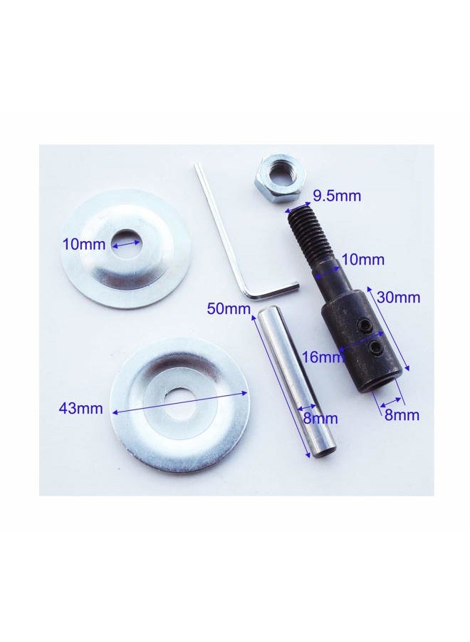 AOHOCA Shaft Arbor Extension Motor Arbor Threaded Shaft Adapter for Buffing Grinding Wheels Bench Grinder Wheels (1 set) - Image 3