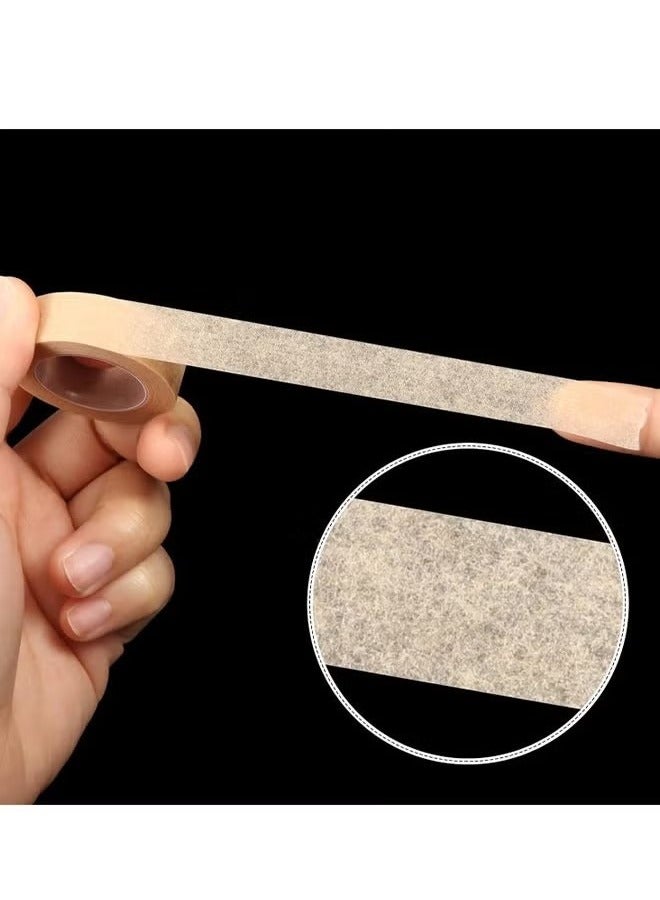 Generic 6 Rolls Flexible Skin Tape Breathable Nose Tape Self Adhesive Gauze Tape for Wound Injuries Swelling Sports, Brown (1.25cm*4.5m)  - Image 5
