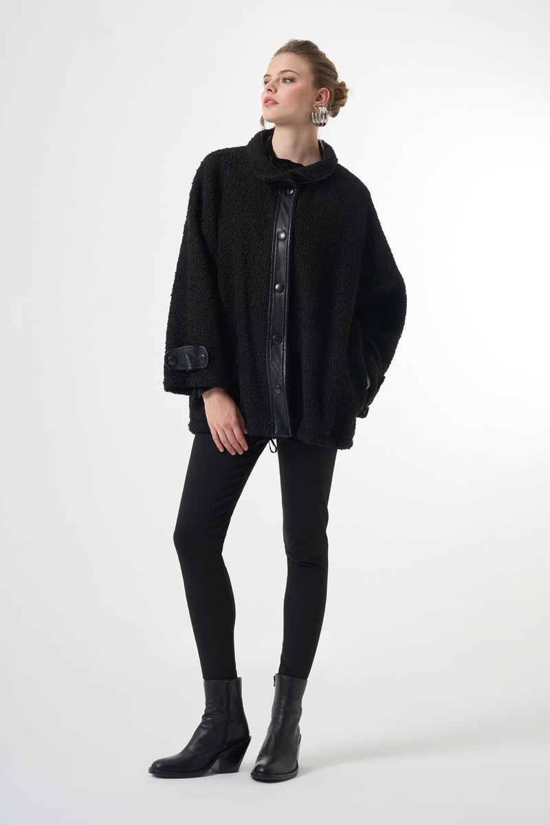 MissWhence AE Plush Jacket - Black - Image 2