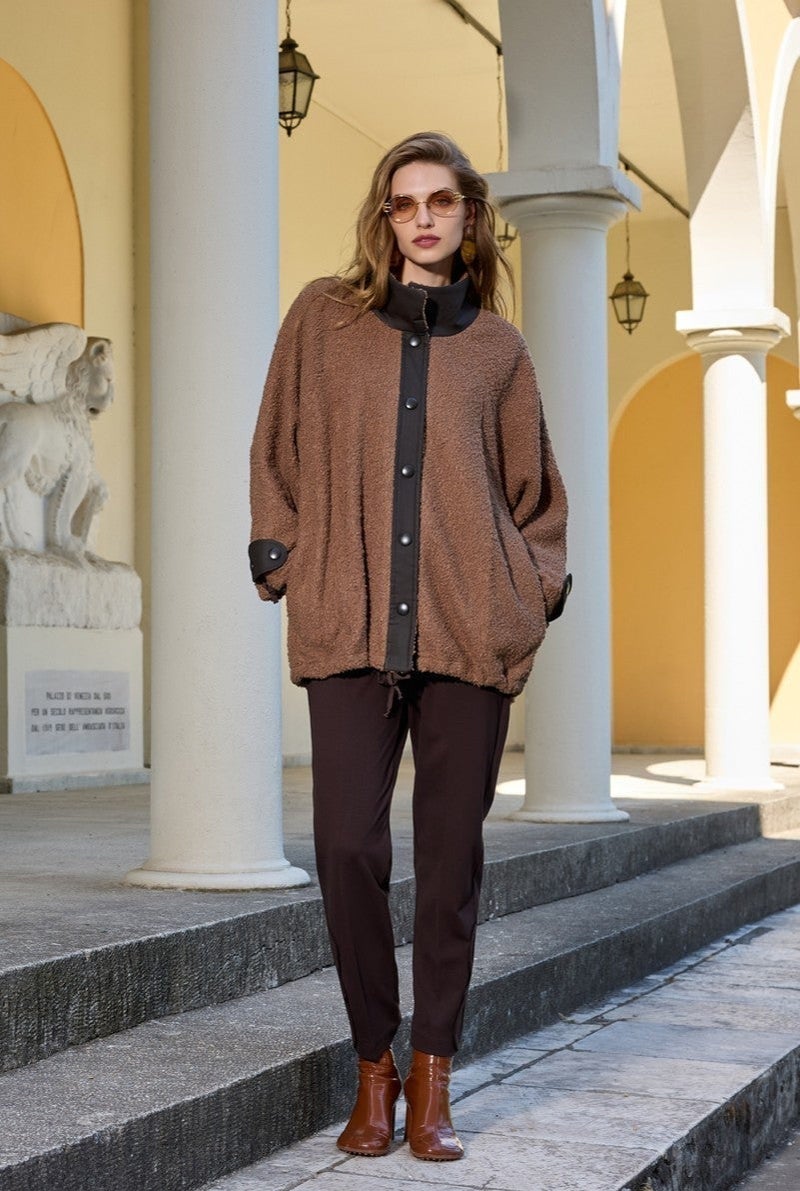 MissWhence AE Plush Jacket - Black - Image 5