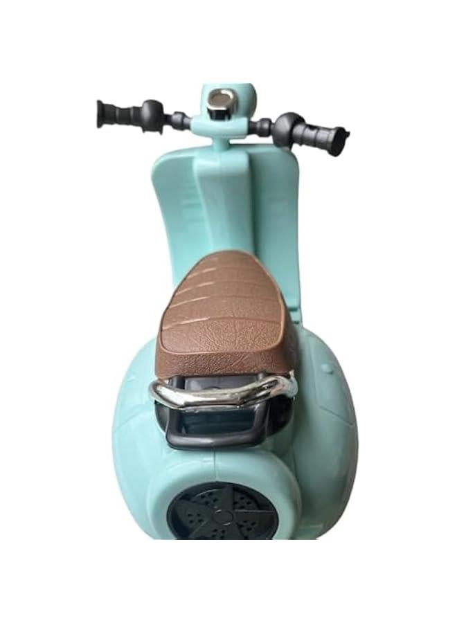 Arabest Scooter Vehicles for Labubu Electric Toy Motorcycle with Music & Lights Funny Doll Accessory Could Rotate 360° Battery Not Included (Blue) - Image 3
