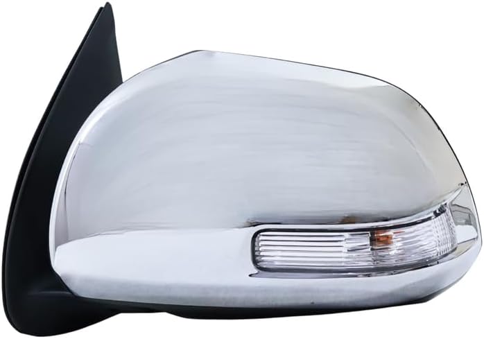 VISH Side Mirror with Lamp Autofold Chrome (Driver Side, Left) for Fortuner 2012-2015 - Image 2
