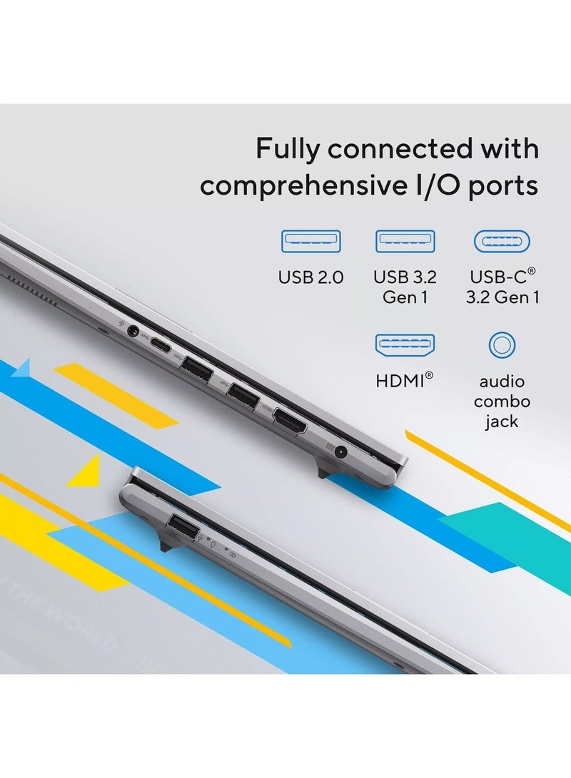 ASUS Vivobook 15 F1504VAP Business Laptop, 15.6" Touchscreen IPS FHD (1920x1080) Display Intel Core 7 150U (Beats i7-1355U), 40GB RAM, 2TB SSD, WiFi 6, BT 5.1, HD Webcam, Window 11 (Upgraded) English Cool Silver - Image 4