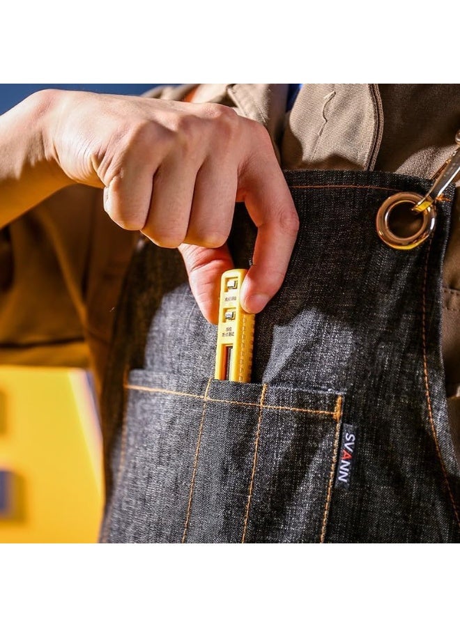 Deli Digital Voltage Tester - Compact 14x8x4cm Electrical Tester - Professional LCD Display Voltage Detector - Image 5