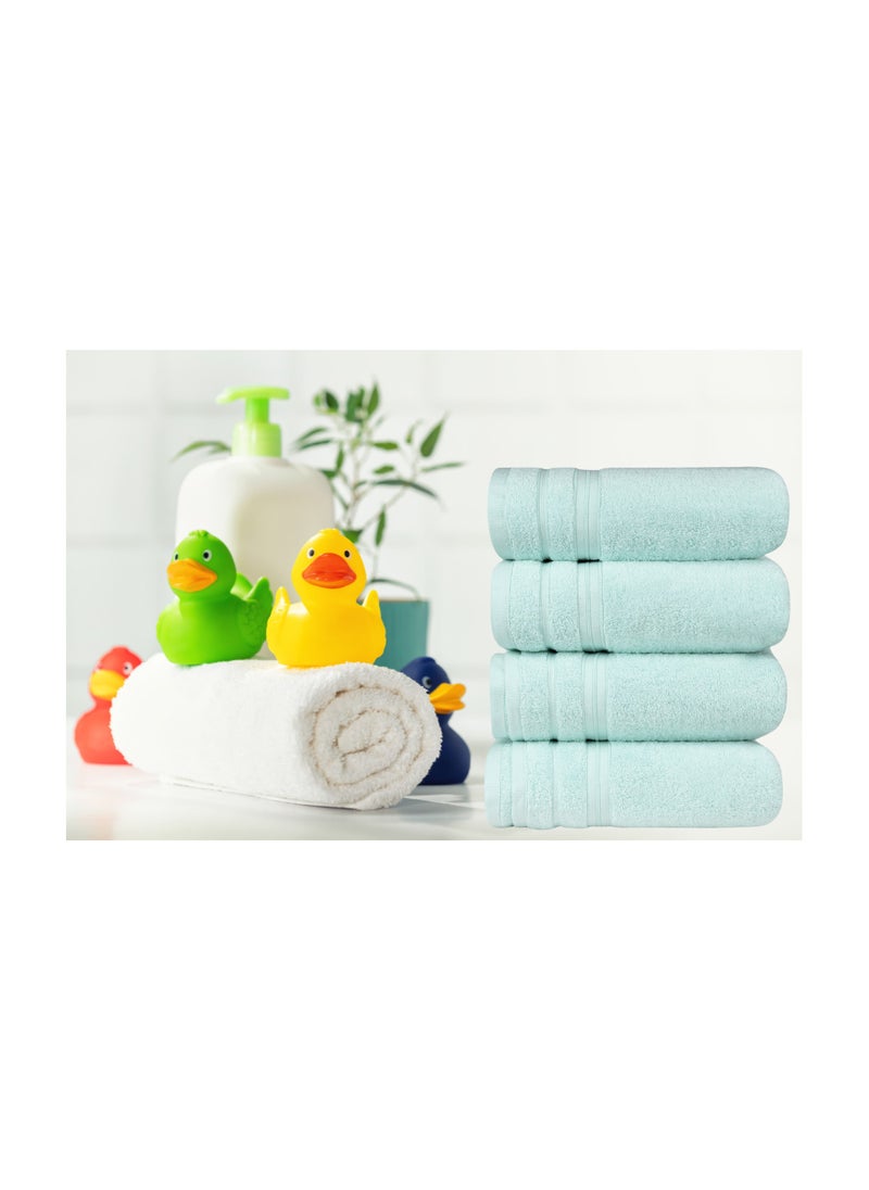CLEANUP TOWELS CLEANUP TOWELS Set Of 04 Bath Towels 70cm x 130cm, 550 GSM Premium Combed Quality 100% Cotton, Highly Absorbent Bathroom Towels For Home, Shower and Hotels. Perfect For Daily Use…  - Image 2