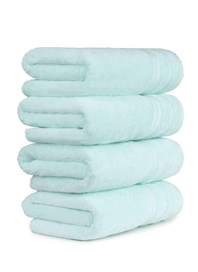 CLEANUP TOWELS CLEANUP TOWELS Set Of 04 Bath Towels 70cm x 130cm, 550 GSM Premium Combed Quality 100% Cotton, Highly Absorbent Bathroom Towels For Home, Shower and Hotels. Perfect For Daily Use…  - Image 3