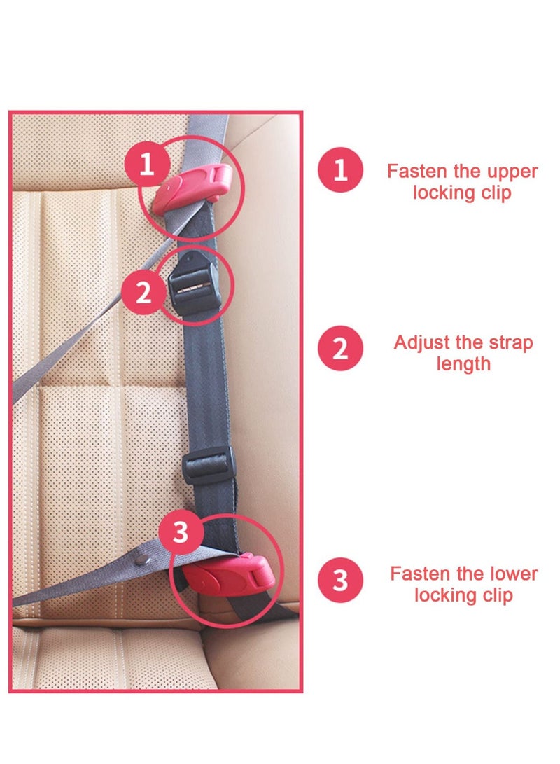 KASTWAVE Seat Belt Adjuster for Kid Booster Seat Alternative for Car Car Seat Protector for Kid Car Shoulder Neck Safety Positioner - Image 3