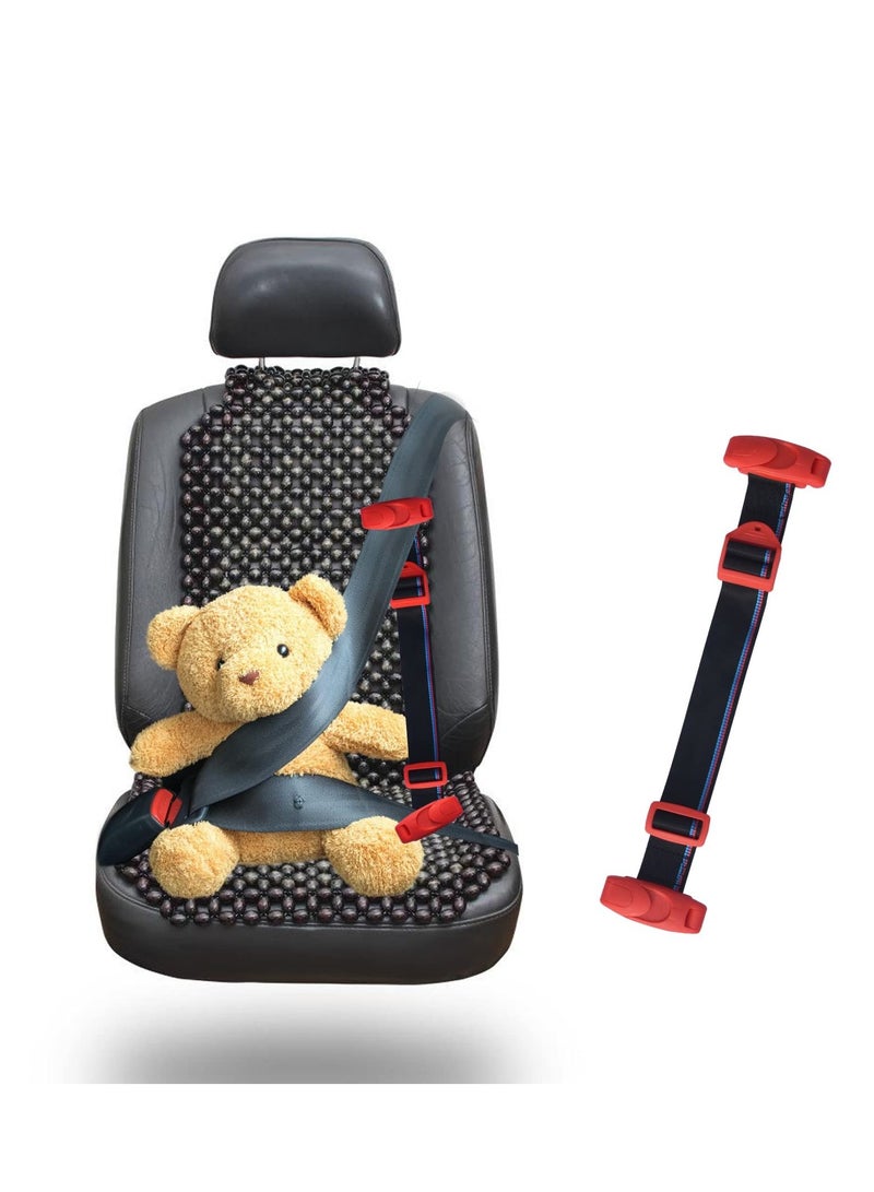 KASTWAVE Seat Belt Adjuster for Kid Booster Seat Alternative for Car Car Seat Protector for Kid Car Shoulder Neck Safety Positioner - Image 2