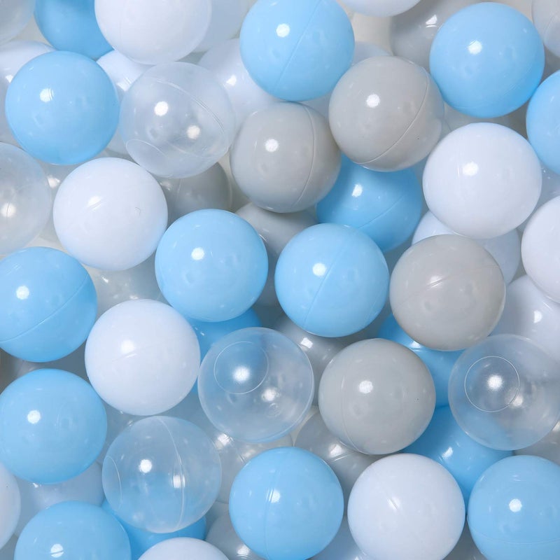 GOGOSO 100 Pieces Ball Pits Balls - 2.2 inch Pearl Pink Pit Balls for Children Toddlers Plastic Ocean Ball Swim Toys Balls for Kids Playhouse Pool - Image 1