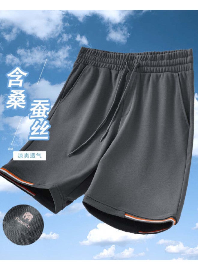 Fomoce men's Summer Smooth Mid-rise Casual Shorts - Image 1
