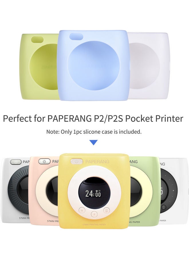 Protective Case Cover For Paperang P2/P2S Pocket Printer Blue - Image 2