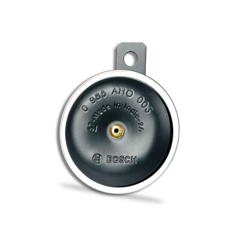 Bosch_Mini_Horn_Black_Colour_12 V_Single_ For Car, LCV,3-Wheeler,Bike - Image 1