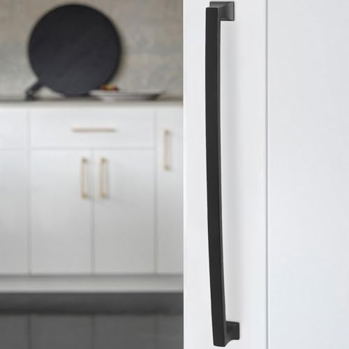 BUKOBYHE 10 Pack 12-5/8 Inch(320mm) Cabinet Pulls Matte Black Kitchen Cabinet Pulls Drawer Pulls Solid Cabinet Hardware - Image 3