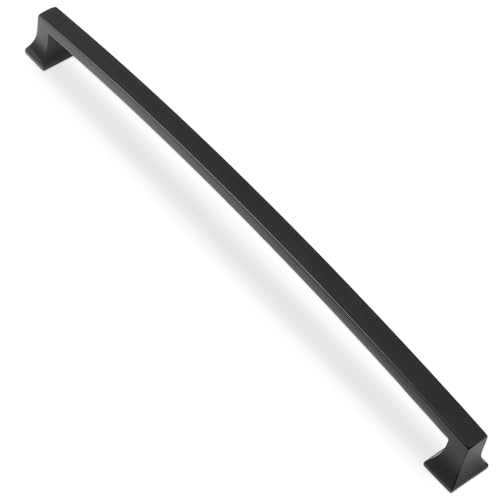 BUKOBYHE 10 Pack 12-5/8 Inch(320mm) Cabinet Pulls Matte Black Kitchen Cabinet Pulls Drawer Pulls Solid Cabinet Hardware - Image 1