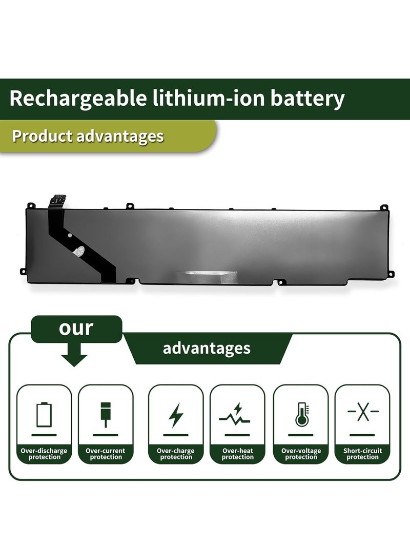 Max Power 15.4V 4003mAh RC30-0370 RZ09-0370 RZ09-0427 RZ09-0368 Laptop Battery compatible withRazer Blade 14 2021 2022 RZ09-0370AE23 RZ09-0370CEA3-R3U1 RZ09-0370BEA3 RZ09-0427EE23 RZ09-0427NEA3 - Image 3