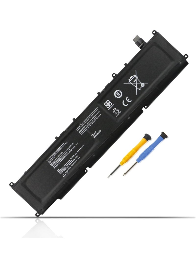 Max Power 15.4V 4003mAh RC30-0370 RZ09-0370 RZ09-0427 RZ09-0368 Laptop Battery compatible withRazer Blade 14 2021 2022 RZ09-0370AE23 RZ09-0370CEA3-R3U1 RZ09-0370BEA3 RZ09-0427EE23 RZ09-0427NEA3 - Image 1