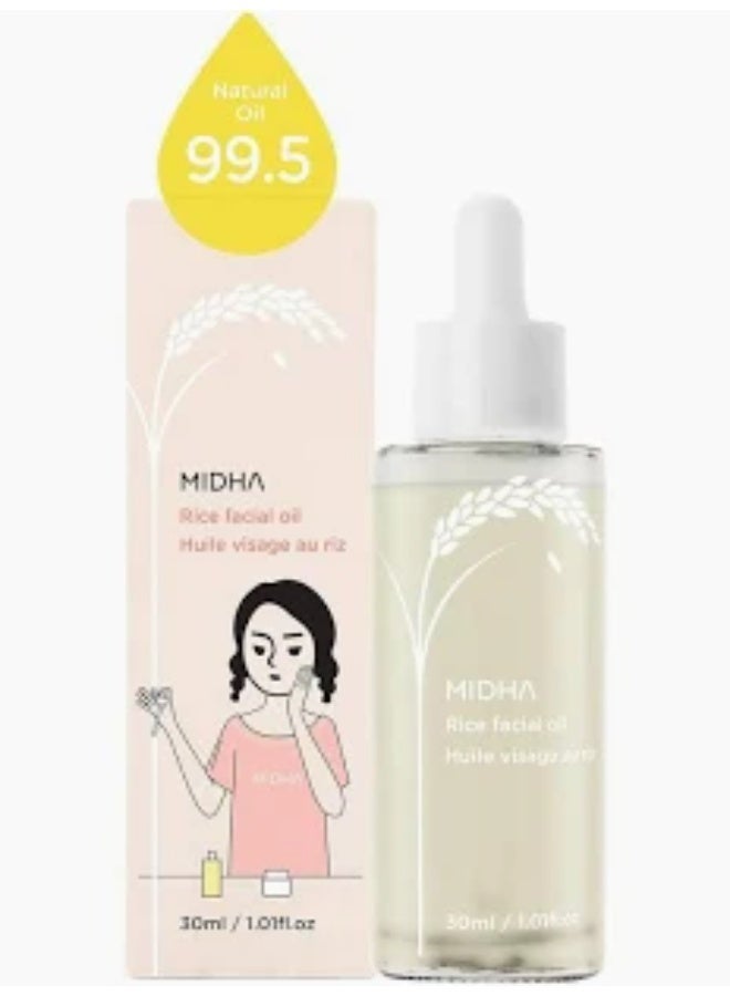 MIDHA RICE 99.5% FACIAL OIL 30ML
