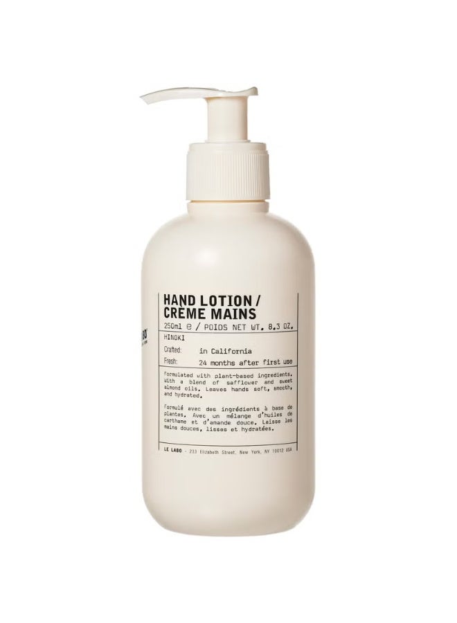 Le Labo Hand Lotion Hinoki 250ml - Image 1