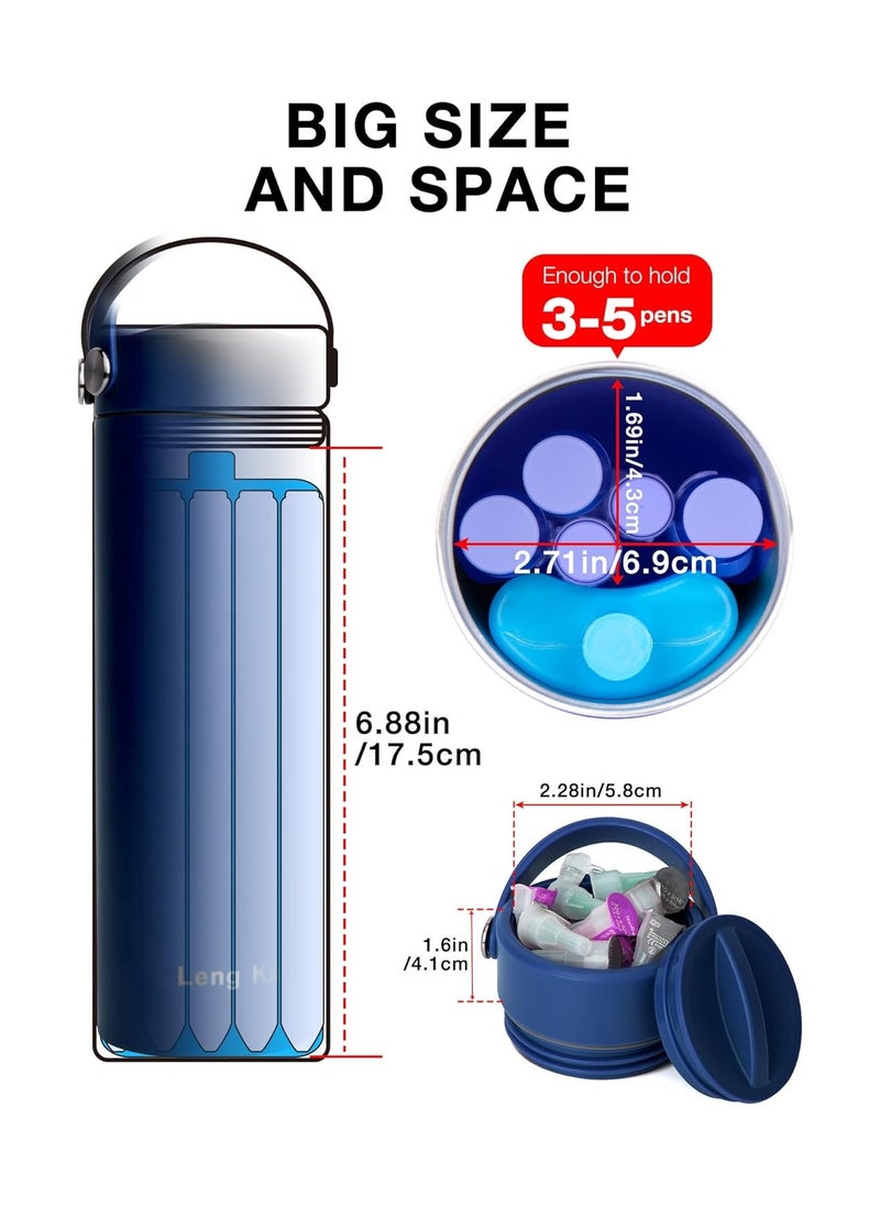 Leng Ke Diabetes Insulin Pen and Supplies Travel Case with TSA Approved Ice Pack,Portable Medication Cooler Bag for Diabetic Organizing, Insulina Medication Cooler   Bottle Diabetes Storage Vial  - Image 5