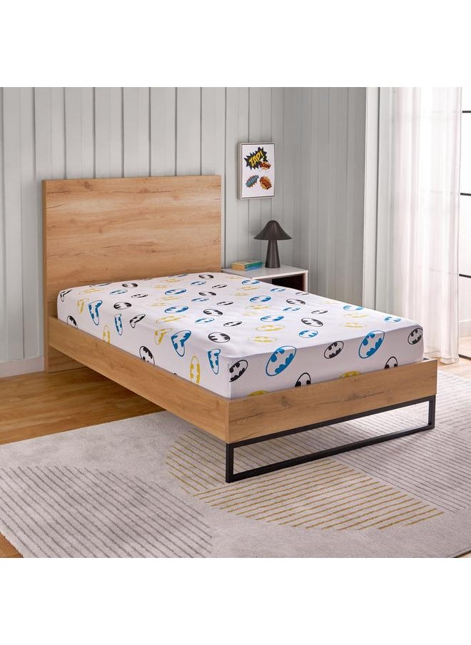 Batman Twin Fitted Sheet 120X200 Plus 25 Cm  - Image 1