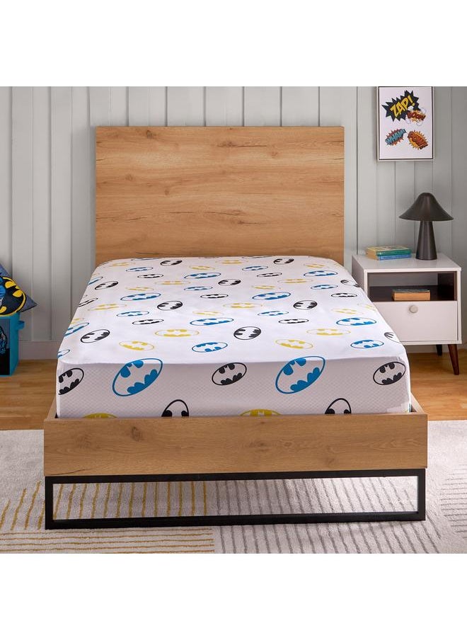 Batman Twin Fitted Sheet 120X200 Plus 25 Cm  - Image 2