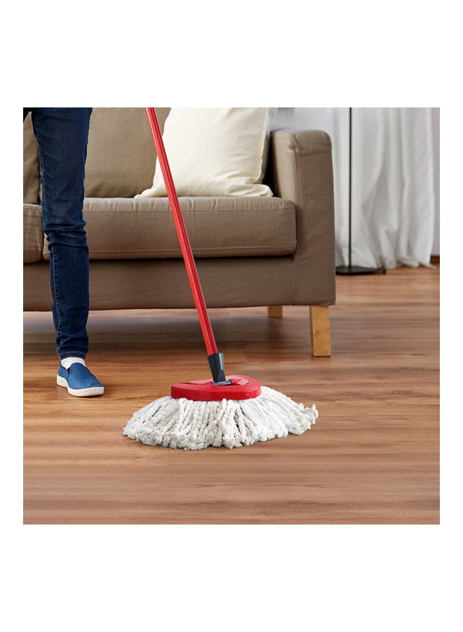 إسكدنيا رأس ممسحة بديل من المايكروفايبر لممسحة أو-سيدار/ فيليدا أبيض/ أسود - Image 5