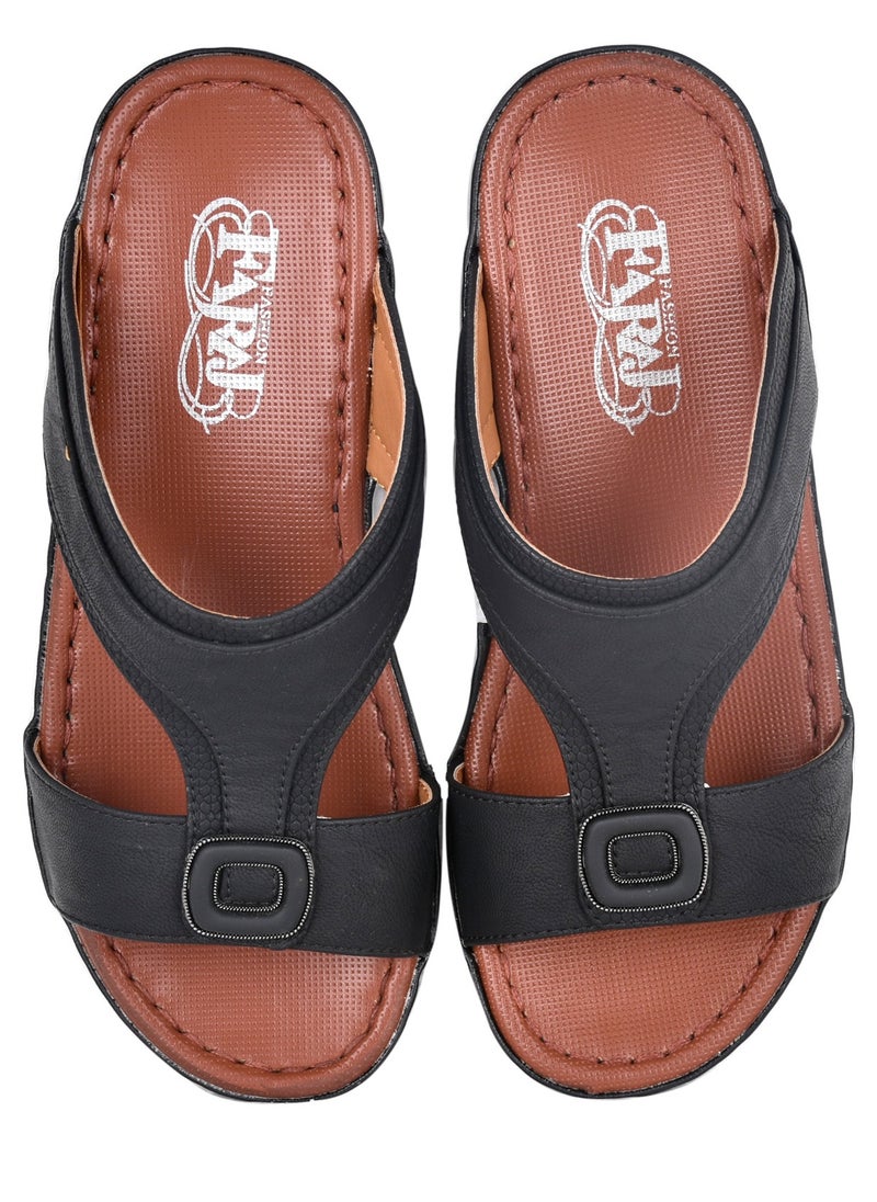 Faraj Fashion - Mens Arabic Sandals - Image 1