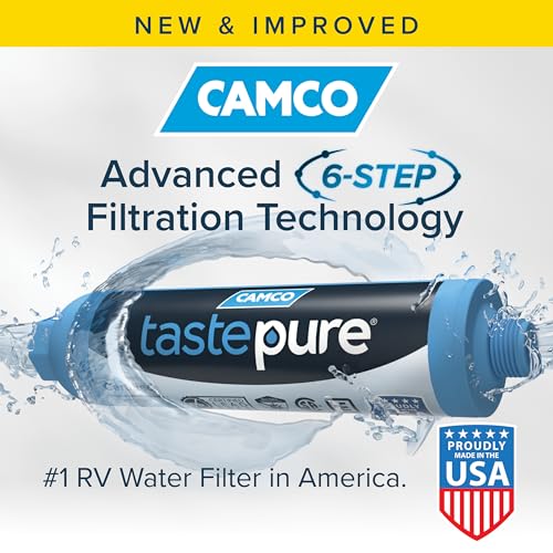 Camco Tastepure RV Water Filter  GAC  KDF Filtration  Made in the USA - Image 4