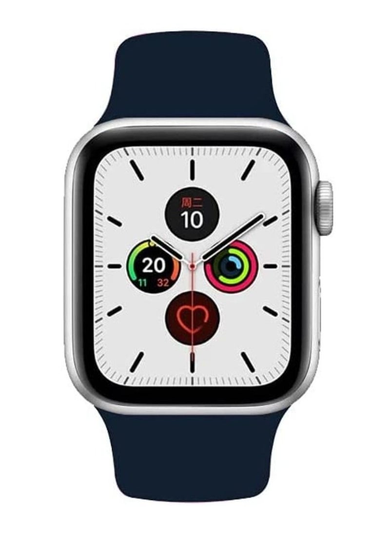 VITION - Sports Band for Apple Watch 41mm 40mm 38mm Soft Silicone Replacement Wrist Strap Compatible with iWatch Apple Watch Series 7/SE/6/5/4/3/2/1 Blue Cobalt - Image 1