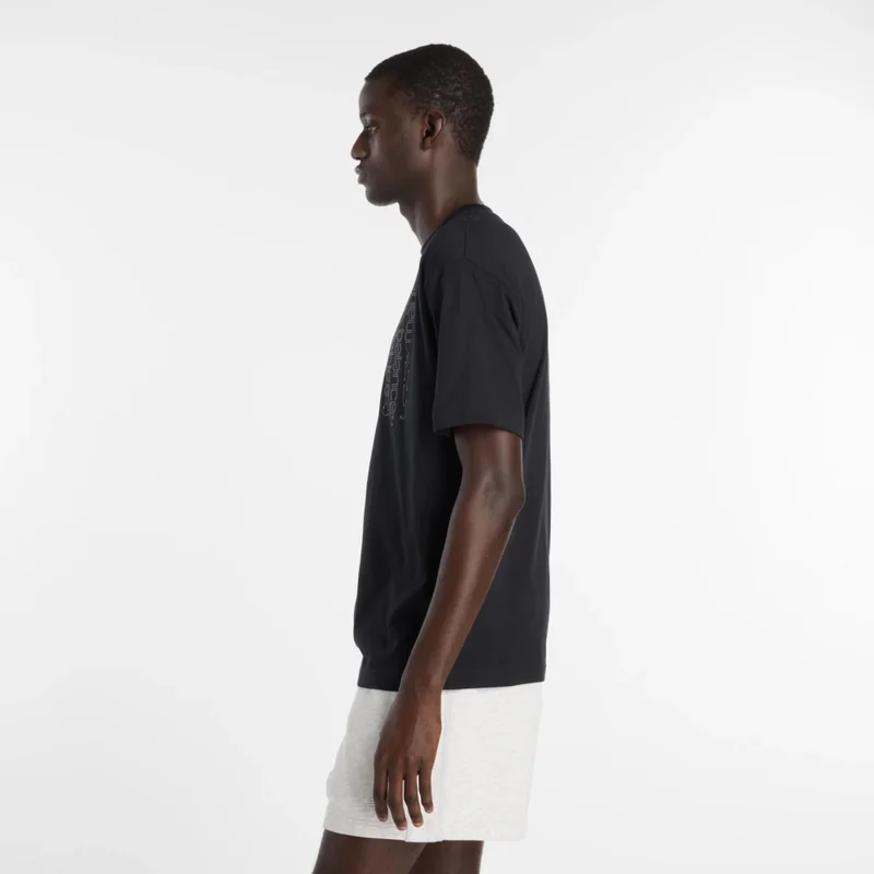 New Balance Black Reflective T-Shirt for Men | Best Price UAE