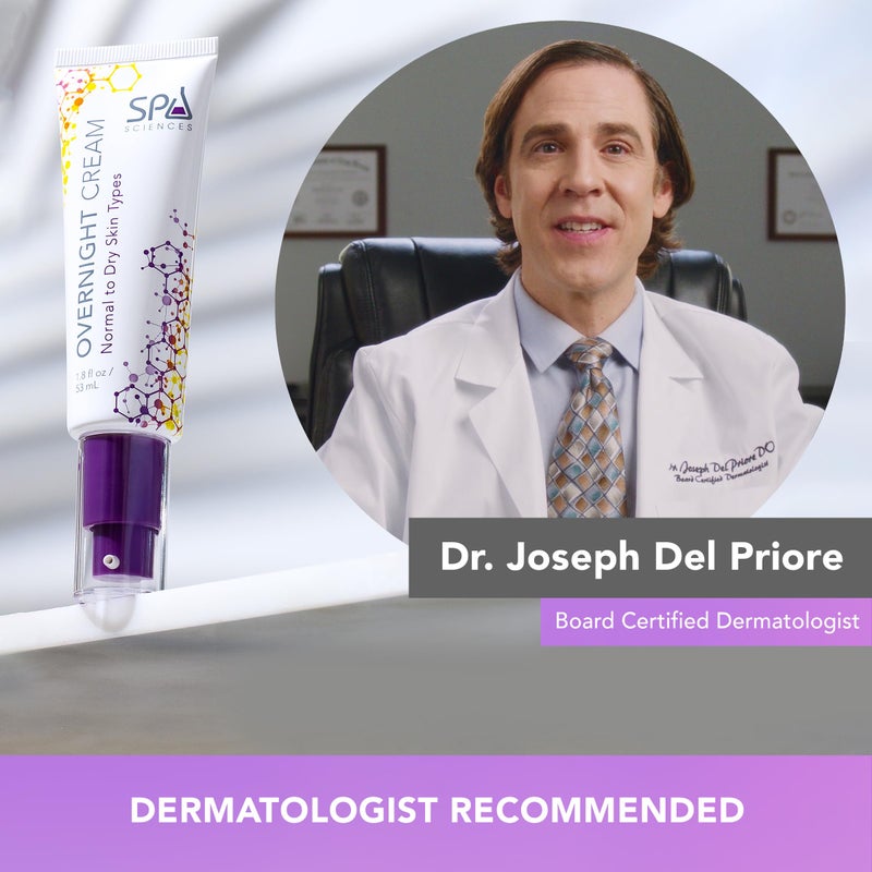 Spa Sciences - Overnight Cream For Normal to Dry Skin Types - Made in the USA- Rejuvenating Formula - With Ceramides, Hyaluronic Acid, Bakuchiol and Squalane - Restore, Hydrate, Nourish - Vegan -1.8oz - Image 2