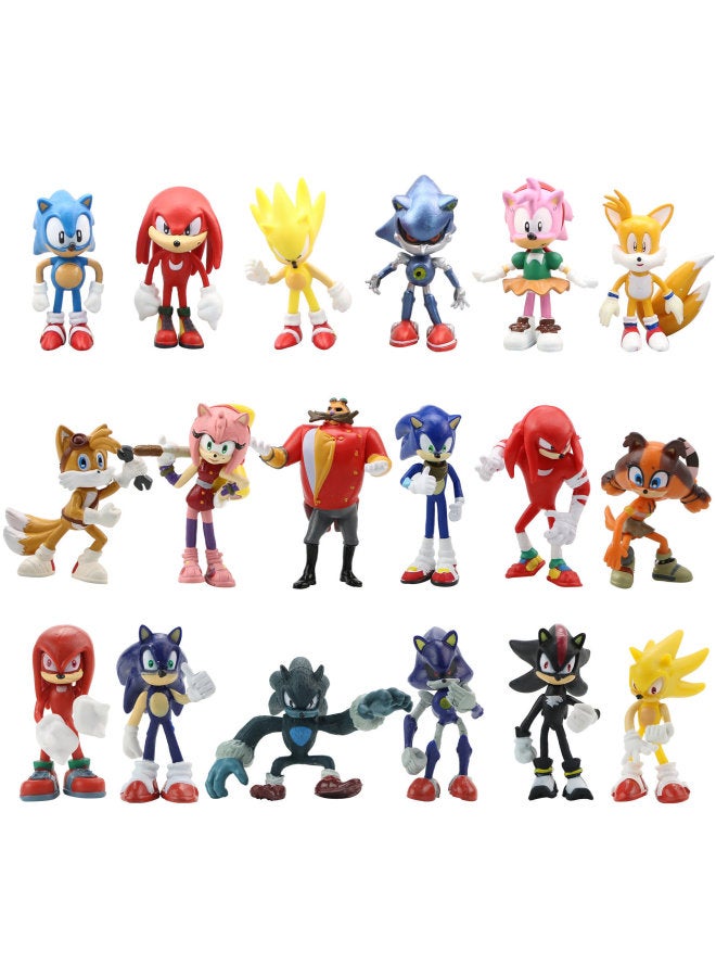 6 Flying Rat 1 Generation Salk Sonic Mouse Hand Doll Model Doll Cake Decorative Bulk Toy-Color:6 1 Generation Sonic-Height:5-9cm - Image 2