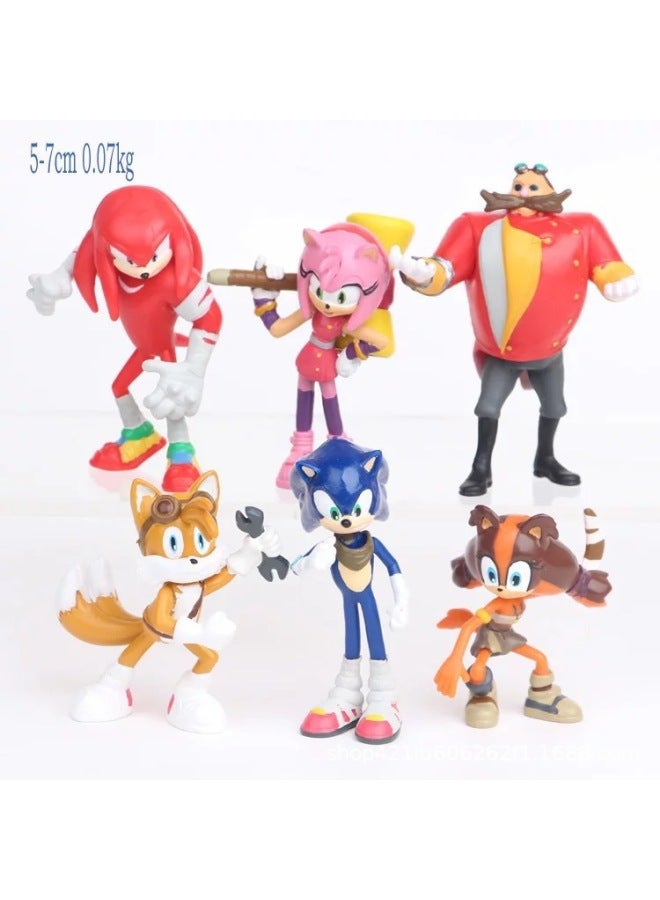 6 Flying Rat 1 Generation Salk Sonic Mouse Hand Doll Model Doll Cake Decorative Bulk Toy-Color:6 1 Generation Sonic-Height:5-9cm - Image 3