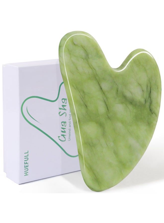 huefull Gua Sha Facial Tool for Face and Body, Gua Sha for Self Care, Guasha Tool Tensions Relief and Reducing Puffiness,Self Care Gifts for Woman/Men, Skin Gifts - Image 1