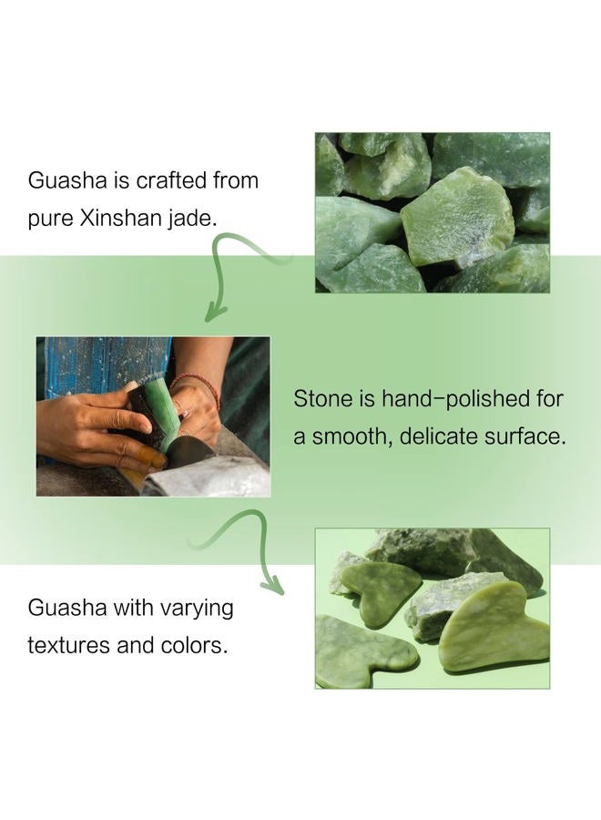 huefull Gua Sha Facial Tool for Face and Body, Gua Sha for Self Care, Guasha Tool Tensions Relief and Reducing Puffiness,Self Care Gifts for Woman/Men, Skin Gifts - Image 2