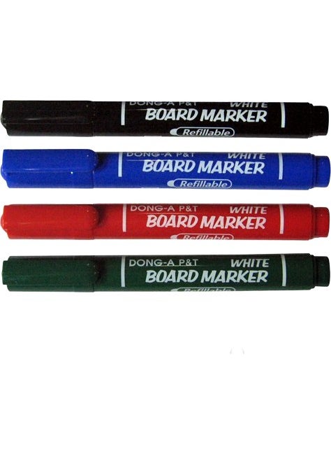 Dong-A Whiteboard Marker Round Tip (Refillable) Box of 12 