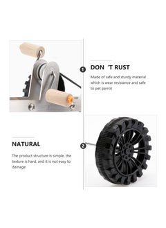 Y&D Parrot Bicycle Toy, Bird Intelligence Training Puzzle Toy for Small Medium Bird, Tabletop Interactive Educational Foot Talon Funny IQ Supplies Macaw Conure  - Image 5