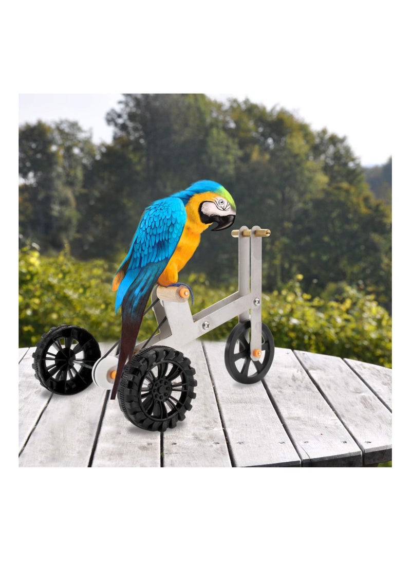 Y&D Parrot Bicycle Toy, Bird Intelligence Training Puzzle Toy for Small Medium Bird, Tabletop Interactive Educational Foot Talon Funny IQ Supplies Macaw Conure - Image 3