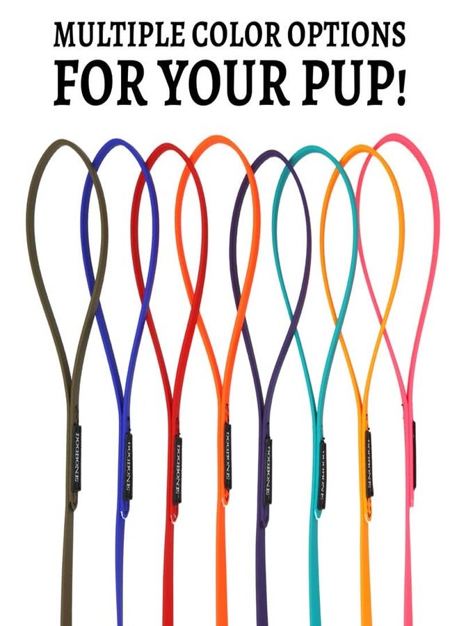 DogBone Slip Lead for Small, Medium, & Large Dogs – No Pull Lasso Style Leash & Collar for Control During Training - Waterproof & Chew Resistant Biothane Alternative - Great Size for Hiking & Travel - Image 5