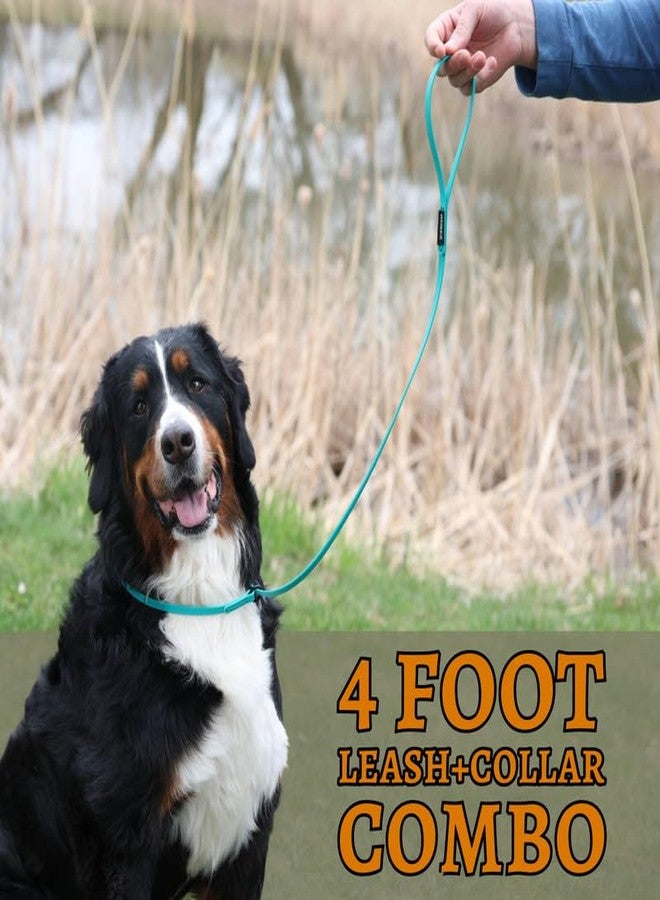 DogBone Slip Lead for Small, Medium, & Large Dogs – No Pull Lasso Style Leash & Collar for Control During Training - Waterproof & Chew Resistant Biothane Alternative - Great Size for Hiking & Travel - Image 2