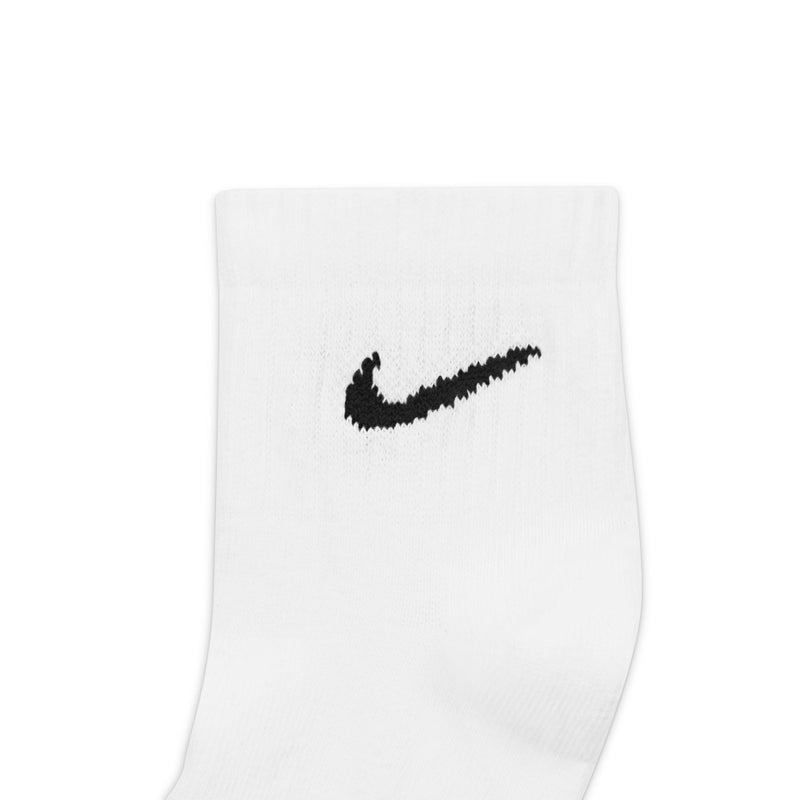 Nike Everyday Lightweight Mid Tops Training Socks Unisex White - Image 3