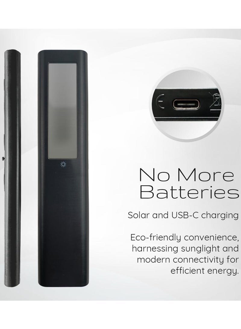 PopZa Original OEM BN59-01385A Solar Voice Remote Control (2021) for Samsung Smart TVs – Compatible with Neo QLED, The Frame, and Crystal UHD Series - Image 5