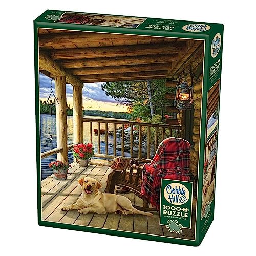 Cobble Hill Cobblehill Puzzles 1000 pc Cabin Porch - Image 5