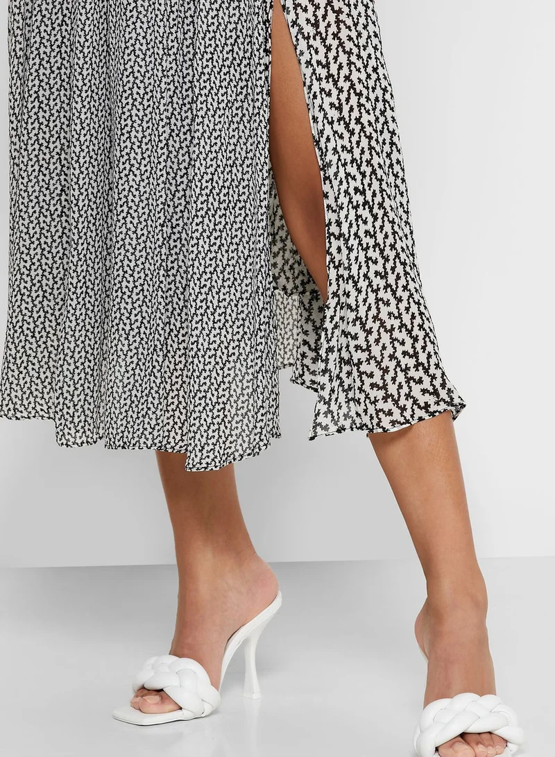 REISS Alexandria Cut Out Lace Dress