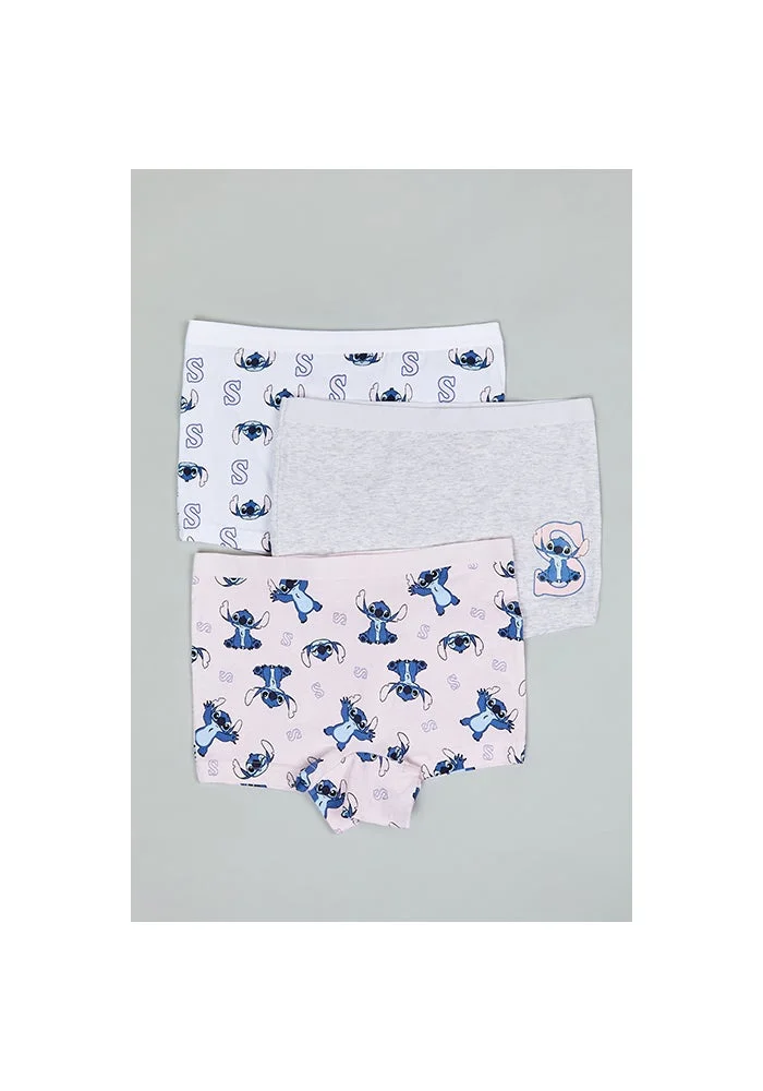 أر أند بي 3 Pack Stitch Print Boyshorts