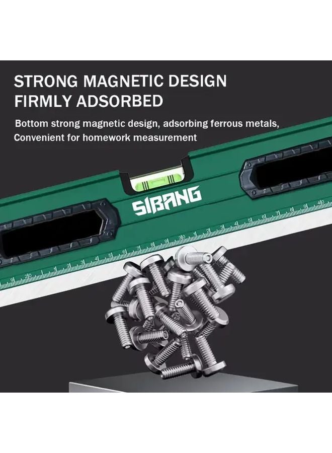 1PC 600MM Heavy Duty Magnetic Level Ruler Precision Leveling Tool For Construction - Image 3