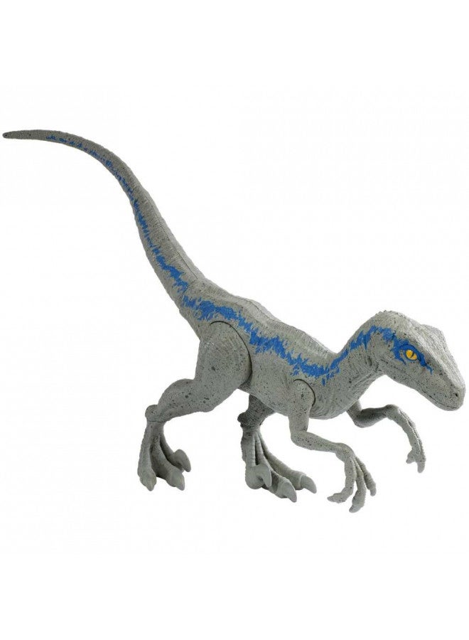 JURASSIC WORLD MATTEL Velocirapator Blue Jurassic World 12" Dinosaur - Image 1
