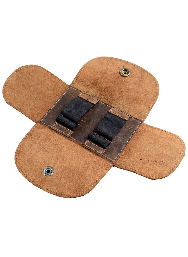Hide & Drink Leather Razor Case Wallet Shaving Accessories Personal Care Essentials Handmade :: Bourbon Brown - Image 5