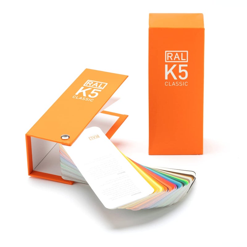 RAL K5 Color Chart, 1 x Gloss, 1 x Semi-Matte, Full Page Color Swatches - Image 4