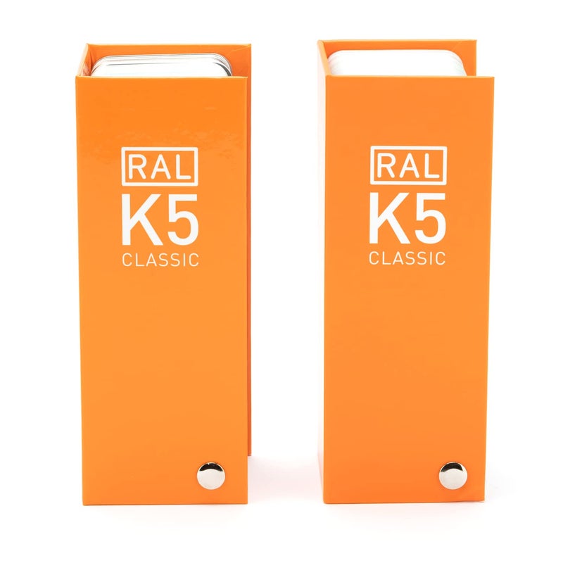 RAL K5 Color Chart, 1 x Gloss, 1 x Semi-Matte, Full Page Color Swatches - Image 2